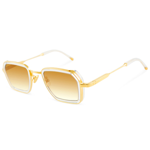 LMA 3405 Hot Selling Retro Brand Silver Frame Gradient Lens Custom Logo Shades High Quality Women Acetate <b>Sunglasses</b> Men 2025 - Product Image 4