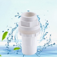 Conector de Tubería de PVC de 16/20/25/32/40/50 mm, Junta de Riego para Jardín, Drenaje de 2 Vías, Conector de Agua para Pecera/Acuario, Accesorios