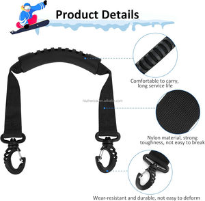 Cinghie Porta Scarponi da Sci, Tracolla per Scarponi da Snowboard, Cinghia per Pattini a Rotelle, Accessorio Invernale Sportivo - Product Image 4