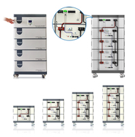 Système de stockage d'énergie solaire tout-en-un empilable Joyvoit 5KW 10KW 48V avec onduleur hybride MPPT, panneaux et batterie LiFePO4 IP65
