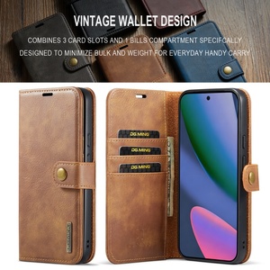 เคสโทรศัพท์แบบกระเป๋าหนัง PU แม่เหล็กย้อนยุคสำหรับ Google Pixel 11 6 7 8 9 10 Pro XL พร้อมที่ใส่บัตร 2 in 1 แบบตั้งได้ ป้องกันการกระแทก - Product Image 5
