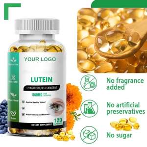 Produk Kecantikan Alami OEM/ODM yang Laris Manis, Vitamin Kesehatan Dewasa, Suplemen Kapsul Lunak <span class=keywords><strong>Lutein</strong></span> - Product Image 2