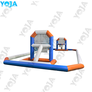 Terrain de basket-ball flottant gonflable en PVC, jeux aquatiques amusants pour la <span class=keywords><strong>piscine</strong></span>, en forme de château enchanteur <span class=keywords><strong>avec</strong></span> taille et couleur personnalisables - Product Image 3