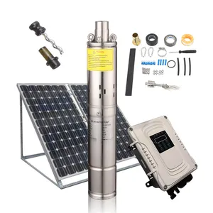 Système de pompe solaire drSolar Pump System Kit d'analyse d'eau potable pour l'agriculture 100m Lift 3 Inch Submersible Dc Solar Water Pum