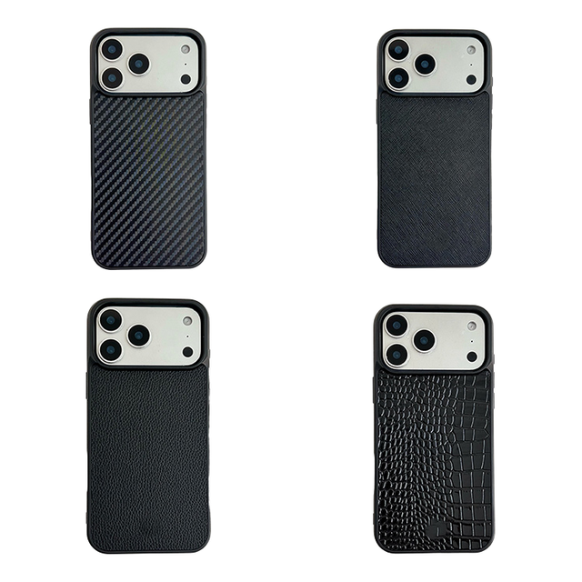 TC Anti-Fall Shockproof Phone Case for 17 Air/16 Pro Max/15/14/13/12/11 Pro Sports Litchi Grain Leather