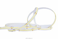 Lampu Strip Led Fleksibel Latar Belakang Dekorasi Rgb Putih Hangat Warna Biru 5V 12V 24V 5M Bercahaya Lampu Strip Cob Led