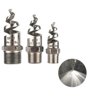 3/8 1/2 3/4 Inch Đầy Đủ Hình Nón Xoắn Ốc Máy Bay Phản Lực Vòi Phun Thép Không Gỉ Máy Bay Phản Lực Nước Làm Mát Tháp Xoắn Ốc Máy Bay Phản Lực Phun Vòi Phun - Product Image 1