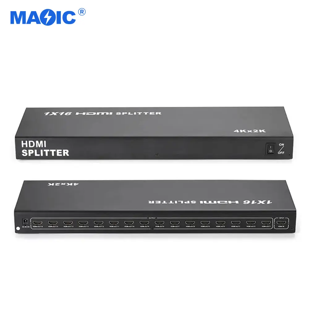 סיטונאי וידאו אודיו ציוד hdmi 1.4 splitter 1 ב 16 פלט hdmi filter