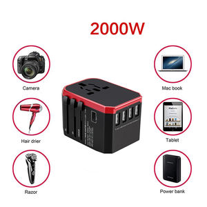 Adattatore da viaggio universale con caricatore USB/adattatore da viaggio globale con adattatore da viaggio universale Usb - Product Image 6