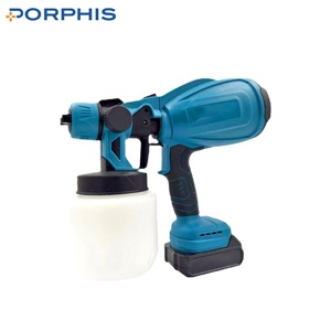 Máquina de herramientas de pintura automática de pared para el hogar portátil de 800ml y 400W, pulverizador sin aire HVLP, pistola pulverizadora de pintura eléctrica inalámbrica - Product Image 2