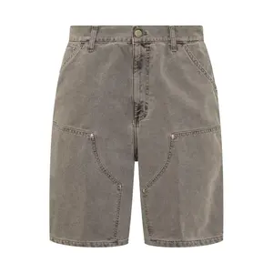 Custom Summer Vintage Wash Rasgado Denim Algodão Spandex Jean Shorts para Homens