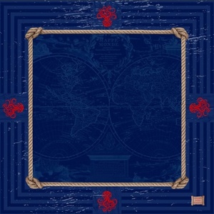 Alas Mahjong Mewah Modern Motif Bunga Amerika, Karet Standar Ukuran AS, Tahan Air, Dapat Dilipat, Portabel, Permukaan Senyap, Warna Pink Biru - Product Image 2