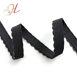 Bán buôn đầy màu sắc 1.2cm răng cạnh Picot ban nhạc đàn hồi nylon ren TRIM chống trượt đồ lót đàn hồi Áo ngực dây đai - Product Image 6
