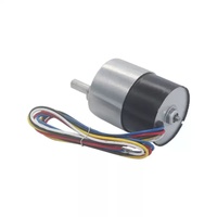 Moteur CC sans balais à engrenages 37-3525 - 12V/24V Rotation avant/arrière 12-960 tr/min Vitesse réglable pour ventilateur, robotique et maison intelligente