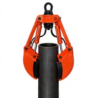Grappin électrohydraulique pour tuyaux et tubes en acier de 2,5 tonnes pour pont roulant