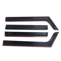 Fabricant Jimny 2018, pare-pluie noir à 3 portes, déflecteur de fenêtre pour Suzuki Jimny 2018-2020, accessoires