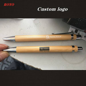 Bolígrafo Promocional Publicitario Económico de Bambú Ecológico con Logotipo Personalizado, Bolígrafo de Madera con Firma - Product Image 3