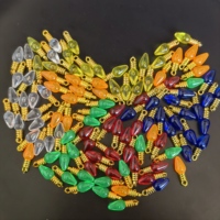 Vente chaude 200Pcs Ampoule Artificielle Charmes Métallique Ampoule Pendentifs Suspendus Dangles DIY Artisanat Fabrication de Bijoux Résultats