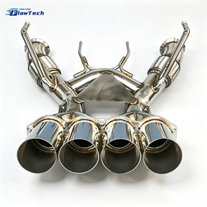 Sistema de escape de alto rendimiento, superventas, de acero inoxidable, tubo recto, Catback, para McLaren 765LT, sin válvula - Product Image 3