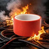 Hochisolierendes Mikrokapsel-Feuerlöschband für Aktive Brandunterdrückung bei Kabel- und Drahtbränden