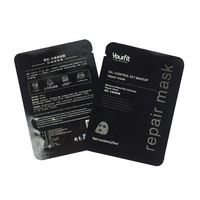 Emballage plastique pour crème de visage, thermoscellé, personnalisé, 50 pièces, petite pochette en aluminium, emballage d'échantillon cosmétique