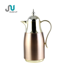 Cao cấp mới đến đồ dùng nhà bếp tùy chỉnh vàng bạc Arabic trà dalllah cách điện Arabic trà <span class=keywords><strong>Flask</strong></span> uống thermoses cho ramadan - Product Image 1