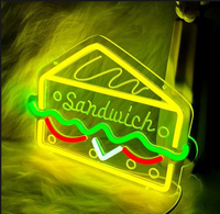 Décoration d'événements, enseigne au néon multicolore personnalisée avec logo LED UV pour boutique de musique et magasin d'ordinateurs