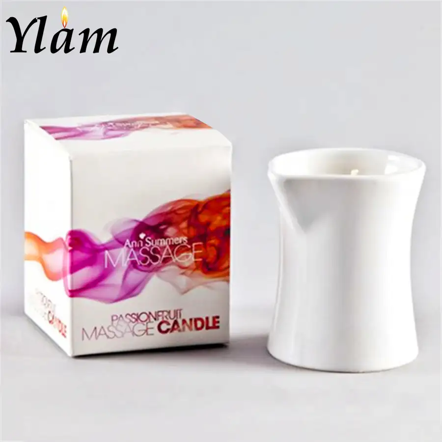 Custom natural edible cosmetic wax materials massage candle