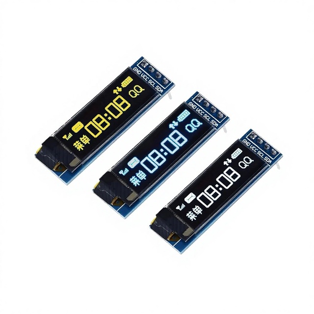 0.91 Inch OLED LCD Display Module IIC12832 LCD Display Device Compatible with 3.3v-5V