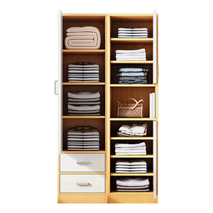 Armario Ropero de Gran Capacidad Personalizado de Tablero Sintético, Estanterías de Madera y Librerías para Sala de Estar - Product Image 5