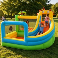 Château gonflable pour enfants, design animaux, pour usage familial dans la cour et au parc