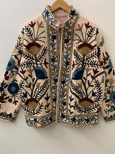 Embroidered Suzani TNT <b>Jacket</b> <b>Women's</b> Short Duster Coat Gift For Her - Product Image 3