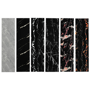 Autocollants muraux en PVC à motif marbré, autocollants adhésifs pour la décoration de la maison, laminage brillant, impression numérique - Product Image 5