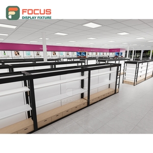 Custom Hair Extension Display Cabinet Glass Door Lockable Drawer Multi Tier Shelf Store Display Cabinet - Product Image 5