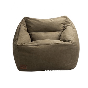2022 moda cómodo interior Beanbag relajante diseño clásico perezoso <span class=keywords><strong>Natalie</strong></span> sofá silla personalizado al por mayor tumbona rellena de espuma - Product Image 3