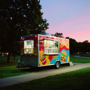 2025 Large Catering Truck Concession Trailer USA Food Hot Dog <b>Cart</b> - Product Image 2