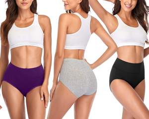 New <span class=keywords><strong>2025</strong></span> Màu Rắn Giấu Eo <span class=keywords><strong>Cotton</strong></span> Ngắn <span class=keywords><strong>G</strong></span>ọn Sexy Panty Kích Thước Lớn Của Phụ Nữ Sexy Đồ Lót Phụ Nữ Giảm Béo Shapewear Pantie - Product Image 1