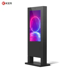 43" 49" 55" 65" Outdoor 3000nits High Brightness Outdoor Stand Floor Advertising Display Outdoor Digital Signage And Displays