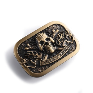 Hebilla de Cinturón de Metal Grabada con Llama, Personalizada, de Alta Calidad, Nuevo Diseño, Superventas - Product Image 2