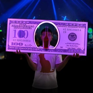 Hộp đêm thanh dẫn phát sáng chúng tôi đô la tin nhắn Hội Đồng Quản trị dấu hiệu rượu VIP chai rượu hiển thị chủ đứng glorifiers dịch vụ trình bày - Product Image 3