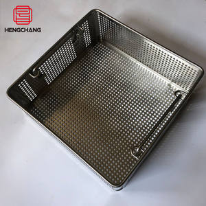 स्टेनलेस स्टील छिद्रित टोकरी सफाई उपकरण ट्रे जल निकासी फ़िल्टर मेष क्रट धातु उत्पाद शैली - Product Image 1