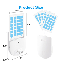 Veilleuse UV Attractant Catcher Plug-in Mosquito Killer Piège à insectes volants Intérieur