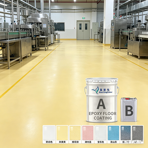 Revêtement de sol époxy mat auto-nivelant antidérapant effet pierre, <span class=keywords><strong>peinture</strong></span> béton auto-améliorante finition satinée pour salon - Product Image 4