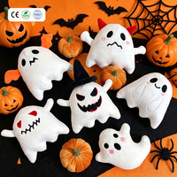 Porte-clés en peluche fantaisie sur le thème d'Halloween : démon, sorcière, chauve-souris moelleuse – Vente en gros OEM pour usine, accessoires personnalisés pour maison hantée