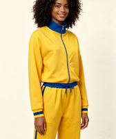 Vêtements de sororité universitaire personnalisés en gros, veste courte brodée, accessoires grecs