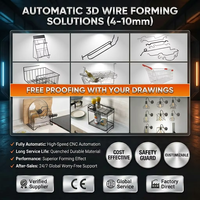 Machine de formage de fil CNC 3D de haute précision pour la fabrication de tiges de levage de chaise de bureau, machine de pliage de fil 3D avec tête de perçage