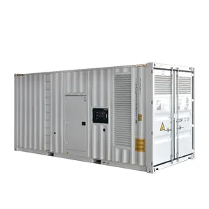 1250kva leise mit Cummins Generator 1mw schall dichte Kabinen aggregate 40ft Container Diesel Generator