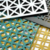 Panneau métallique perforé décoratif architectural en aluminium pour façade de bâtiment, mur-rideau et design de plafond