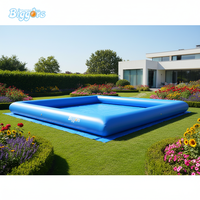 Piscine gonflable commerciale, jeux d'eau personnalisés, boule