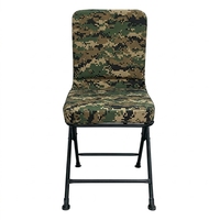 Chaise de plage camouflage robuste et moderne avec dossier haut, pliable et portable, siège camouflage robuste pour l'extérieur